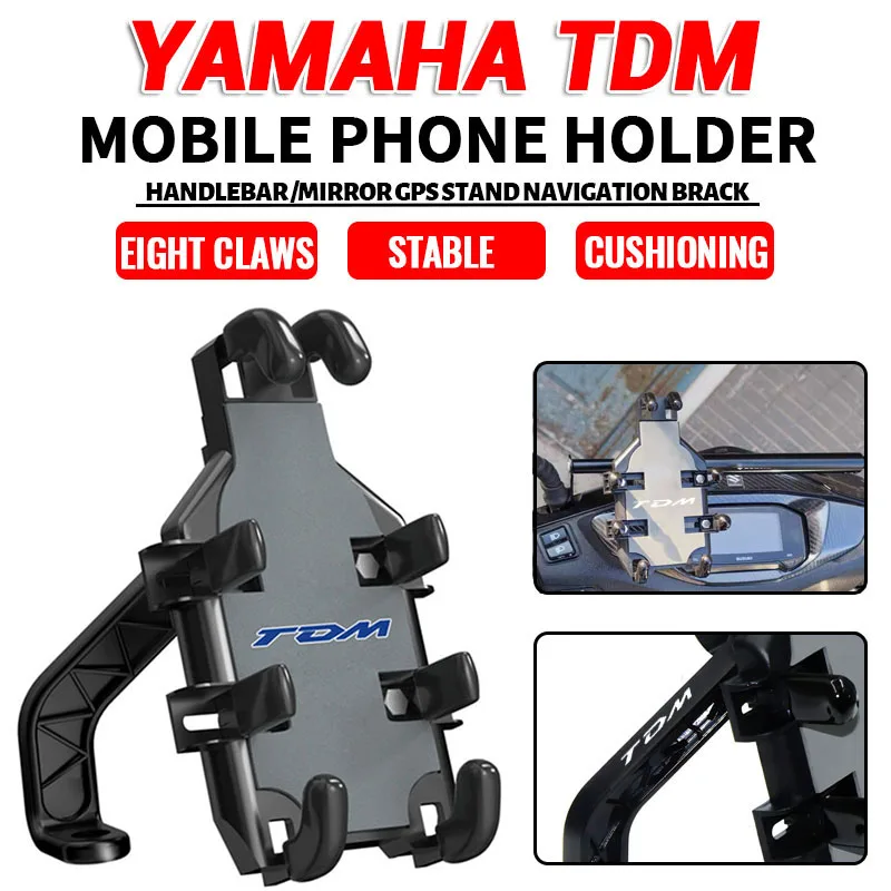 

Для Yamaha TDM 850 TDM 900 2002-2023 2022 2021 аксессуары для Руля Мотоцикла фотодержатель GPS Подставка Кронштейн