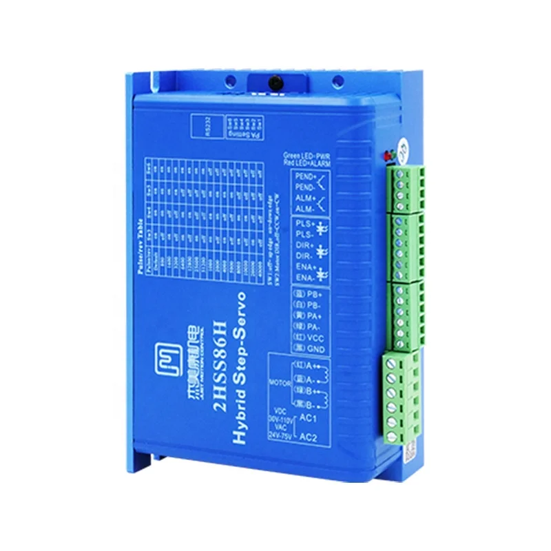 Nema34 JMC 86J1880EC-1000-LS+2HSS86H 6A 4.5Nm 전기 하이브리드 폐쇄 루프 서보 스테퍼 모터 드라이브 키트(CNC용 인코더 포함)