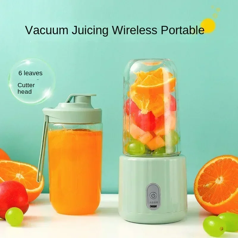 Wireless Mini Electric Juicer Multifunctional Blending Juice Cup USB Rechargeable Fruit Automatic Smoothie Blender_voghion.com