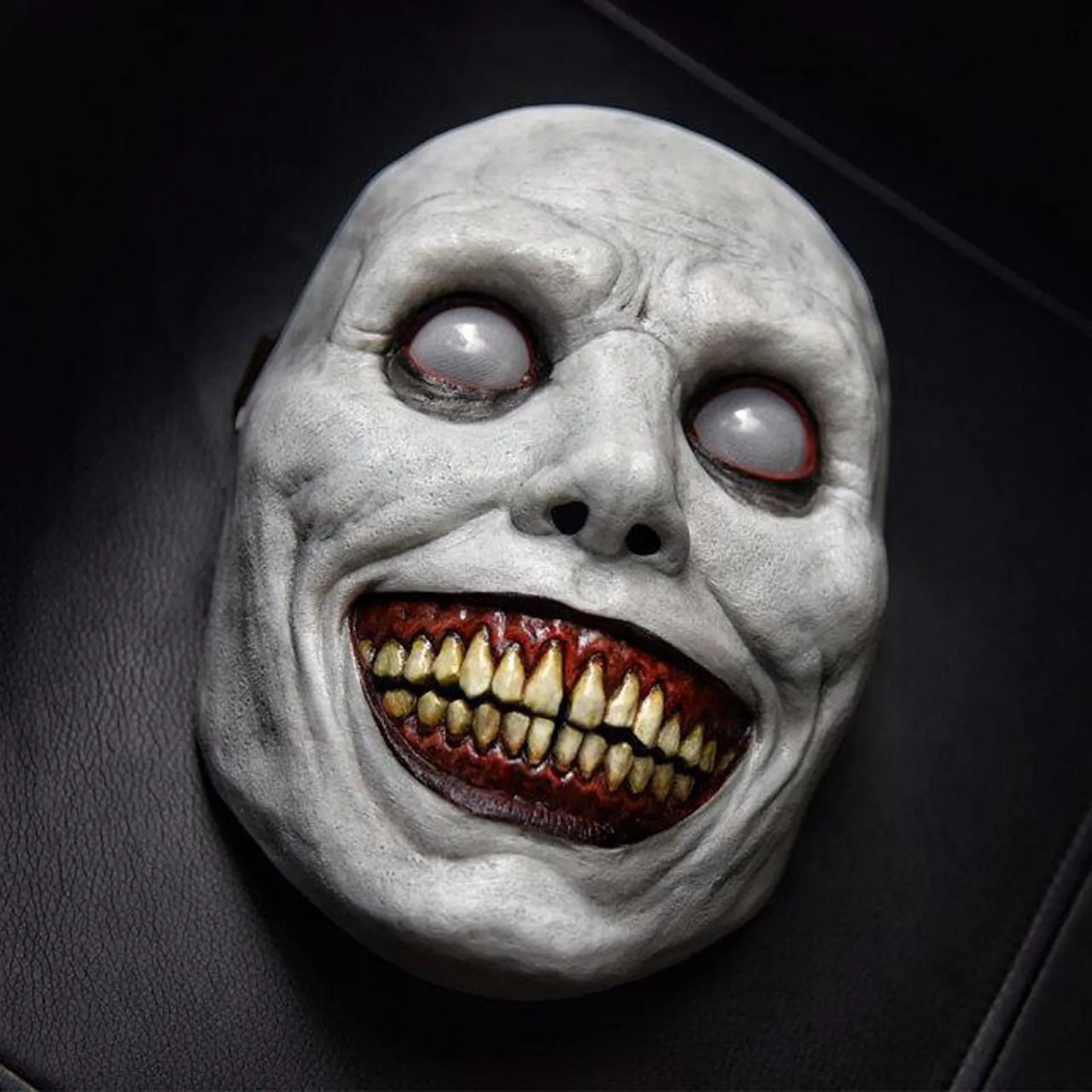 Creepy Halloween Mask Smiling Demons Horror Face Masks The Evil Cosplay Props Party Masquerade Halloween Mask Clothing Accessor half face mask masquerade mask full face mask game cosplay props