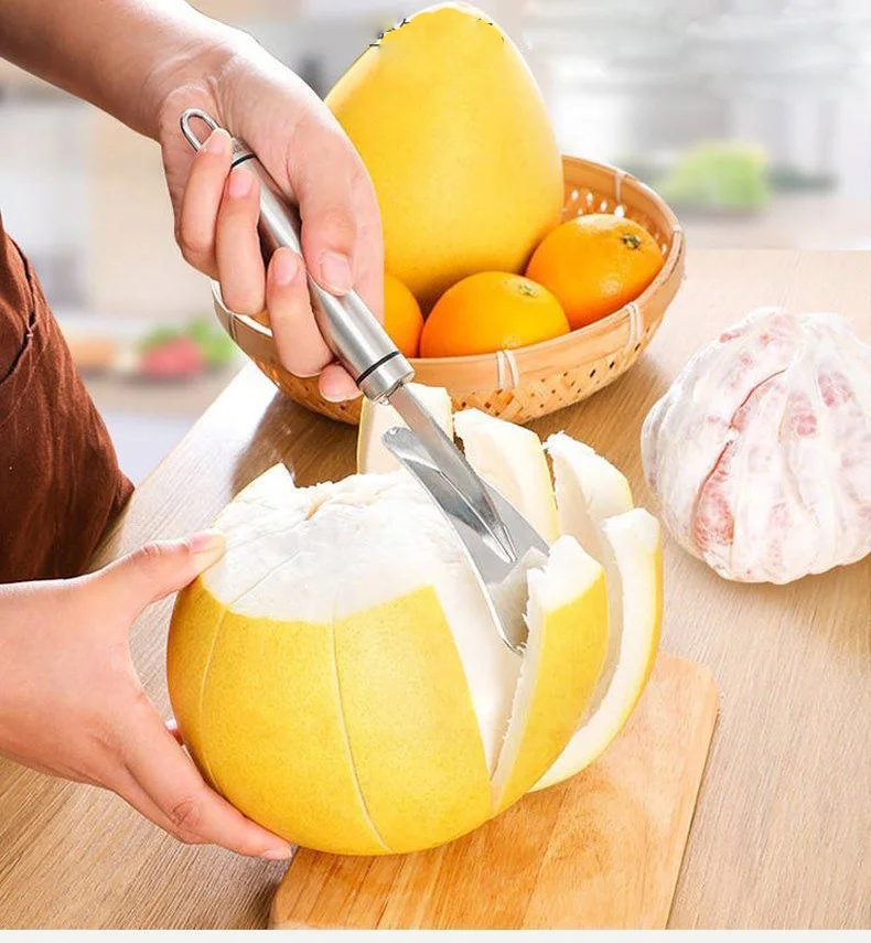 1pc steel grapefruit peeler pomelo peeling stripper kitchen tools