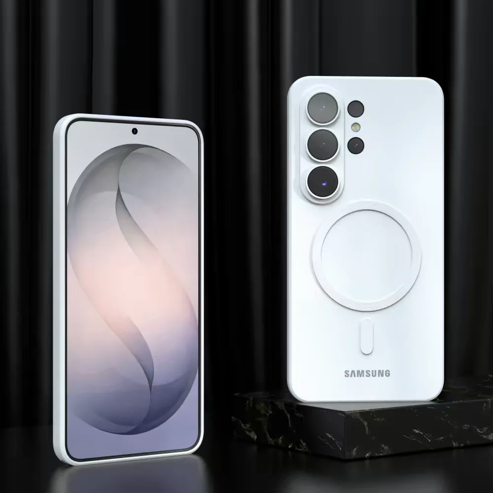 Magnetic Wireless Charging Soft Silicone Case - Enhanced Protection