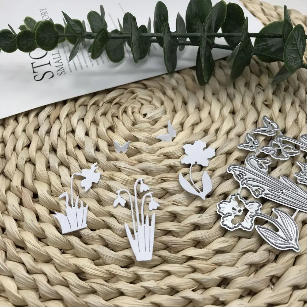 1 stücke Neue metall schneiden stirbt geschnitten sterben form Schmetterling blume dschungel dekoration sammelalbum papier handwerk klinge punsch schablonen stirbt