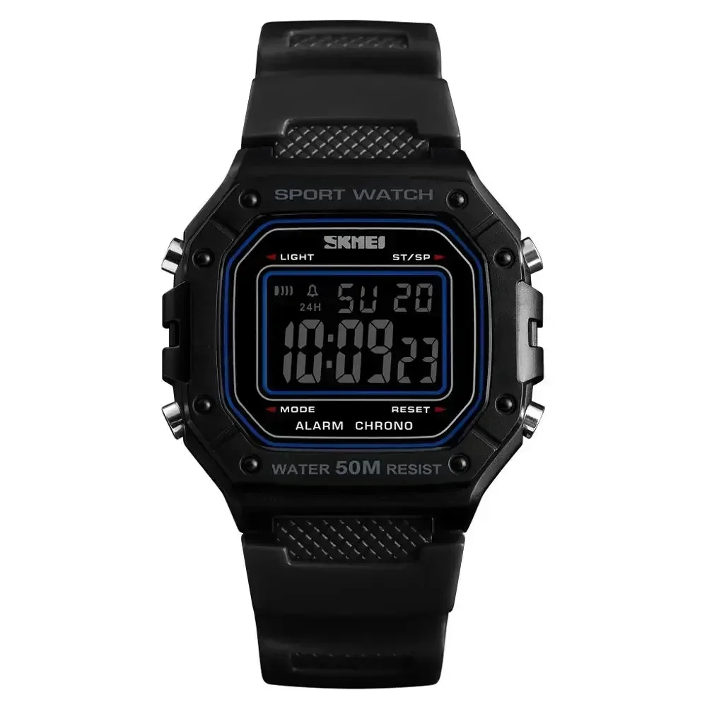 SKMEI 1496 Men's Outdoor Sport Waterproof Digital Watch with Alarm Clock - Fashionable Military Style