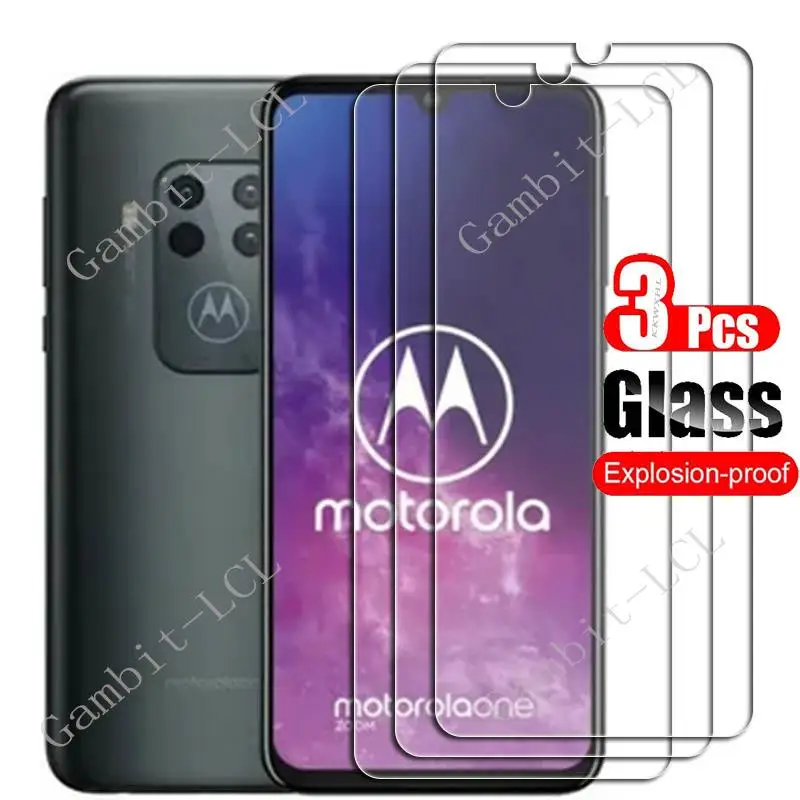 

Закаленное стекло 9H для Motorola One Zoom 6,39 дюйма, 3 шт., Защитная пленка для MotorolaOneZoom OneZoom OnePro Pro, Защитная крышка для экрана