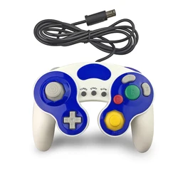 Enhanced Wired Game Controller Joystick for Enhanced Gaming Experience (White Blue)