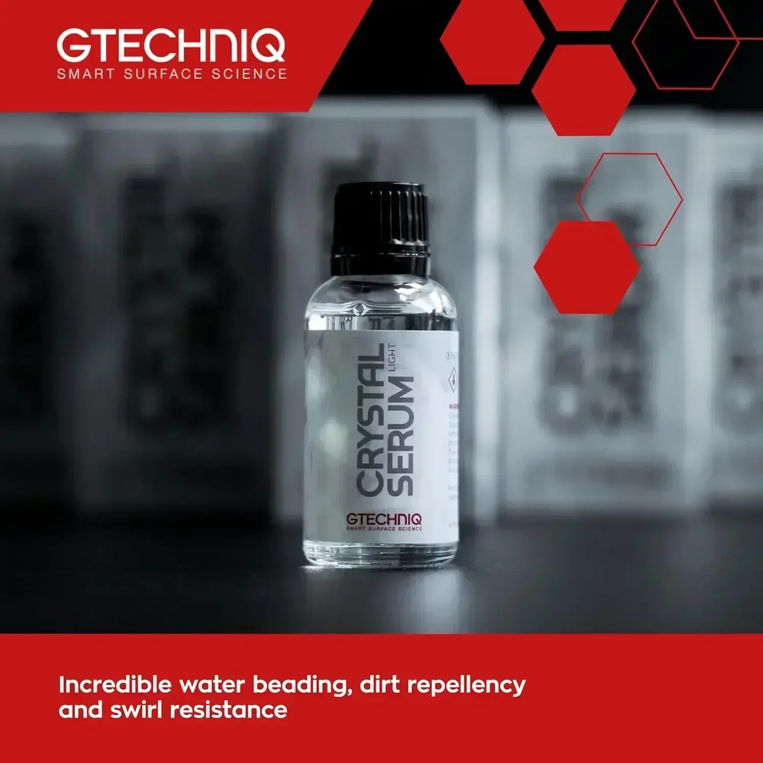 Crystal Serum Light Ceramic Coating for Cars Protect Car Paintwork High Shine Easy To Apply 3-5 Years Durability