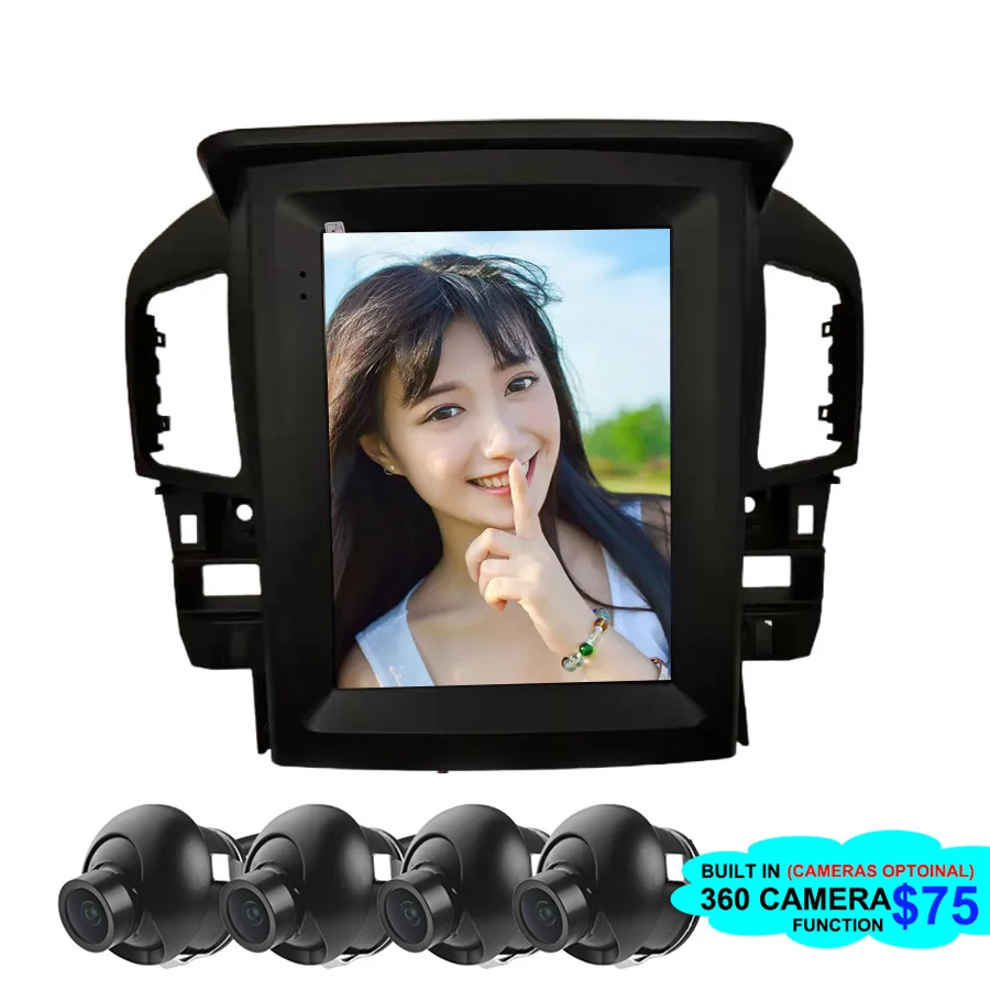 

Автомагнитола Tesla для Lexus RX RX300 RX330, 10,4 дюйма, GPS, 128 Гб ПЗУ