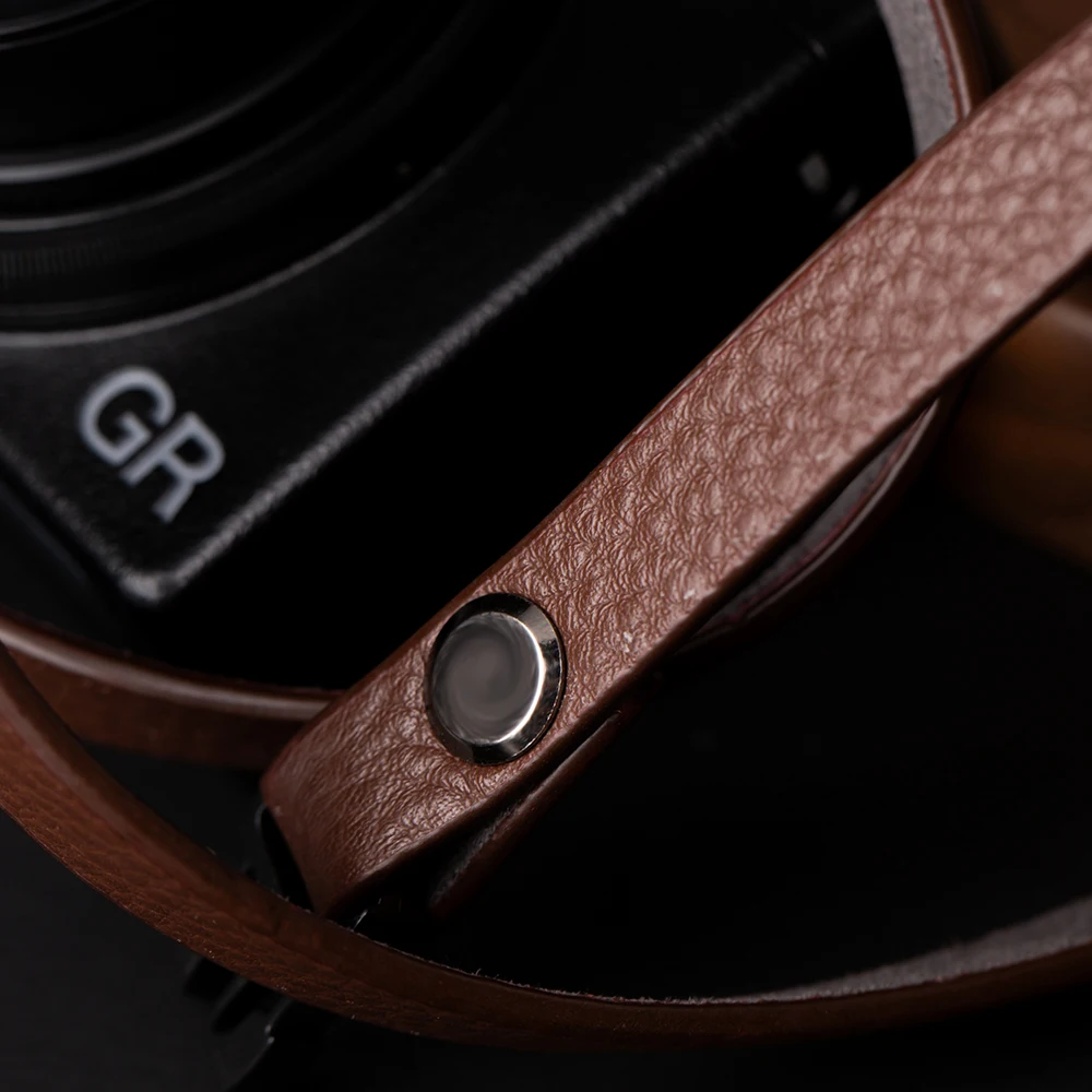Premium Leather Camera Strap with Quick Release for DSLR & Mirrorless Cameras