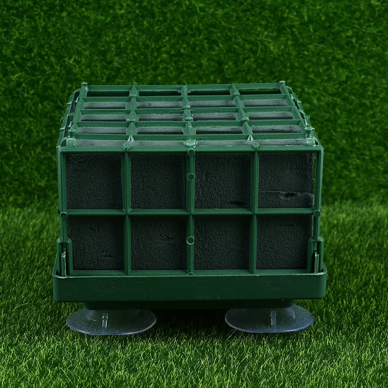 1Pc Wedding Floral Foam Bricks Green Square Decorative Durable With Sucker Wedding Table Centerpiece Floral Arrangement