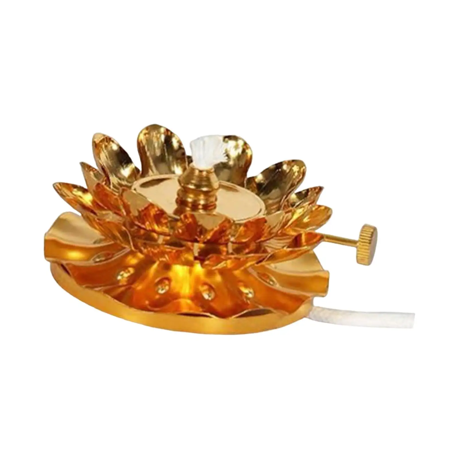 Butter Lamp Wick Holder Without Wick Stand for Desktop DIY Supplies Altar Buddhist