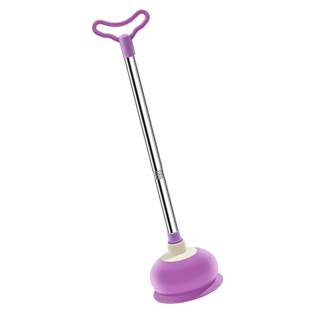 

Clogged Toilet Plunger Pipe Unclog Rubber Clogging Solver Dredging Tool Kitchen Sink