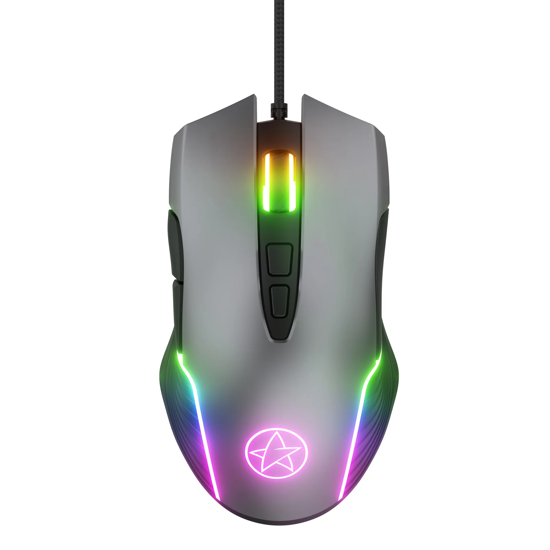 cool computer mouse Wired Gamer Mouse 7 Buttons Lighting ABS Material Frosted Feel Optical 6400 DPI Mice Gaming Mouse For Computer Desktop Laptop PC laptop mouse Mice