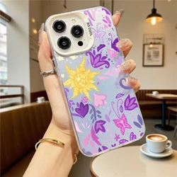 Vibrant Purple Butterflies Pattern Shockproof Phone Case - Hard Shell Anti - Scratch Protective Cover - iPhone 12 Mini (Silver DQMYCYU48)