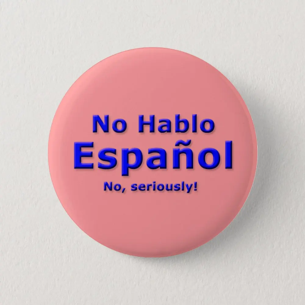 

Мягкая булавка для кнопки No Hablo Espanol, креативный подарок, металлическая брошь для воротника, Декор, Мультяшные Модные женские Украшения, булавка для лацкана шляпы для влюбленных