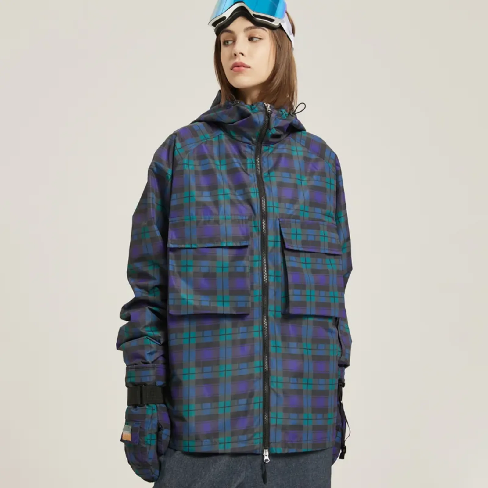 Warm Ski Jacket for Men and Women, Waterproof, Windproof, Skiing and Snowboarding, Female Outdoor Clothing, Fleece, Newest