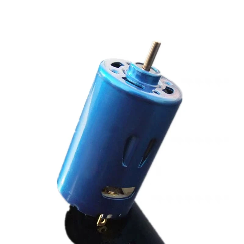 RS-550 모터 DC 12V 18V 24V 30000RPM 초고속 전력 대형 토크 프론트 볼 베어링, DIY 드릴 정원 도구, 자동차 보트 모델