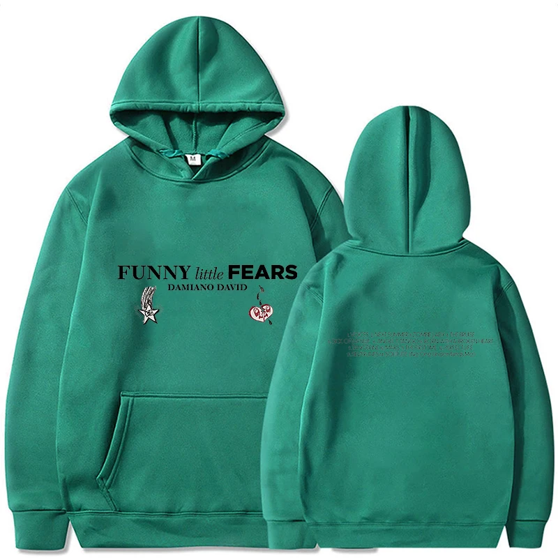 T-shirt Damiano David Funny Little Fears - Coton Unisexe Streetwear été