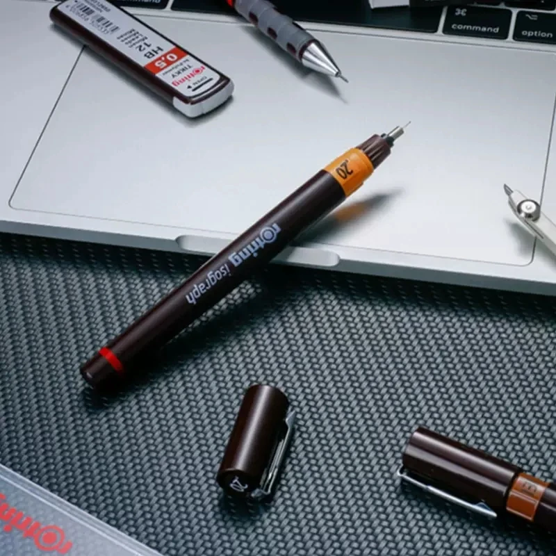 Germany Rotring Isograph Needle Pen Set Waterproof Stroke Architectural Engineer Professional Drawing Design Comics Fineliner
