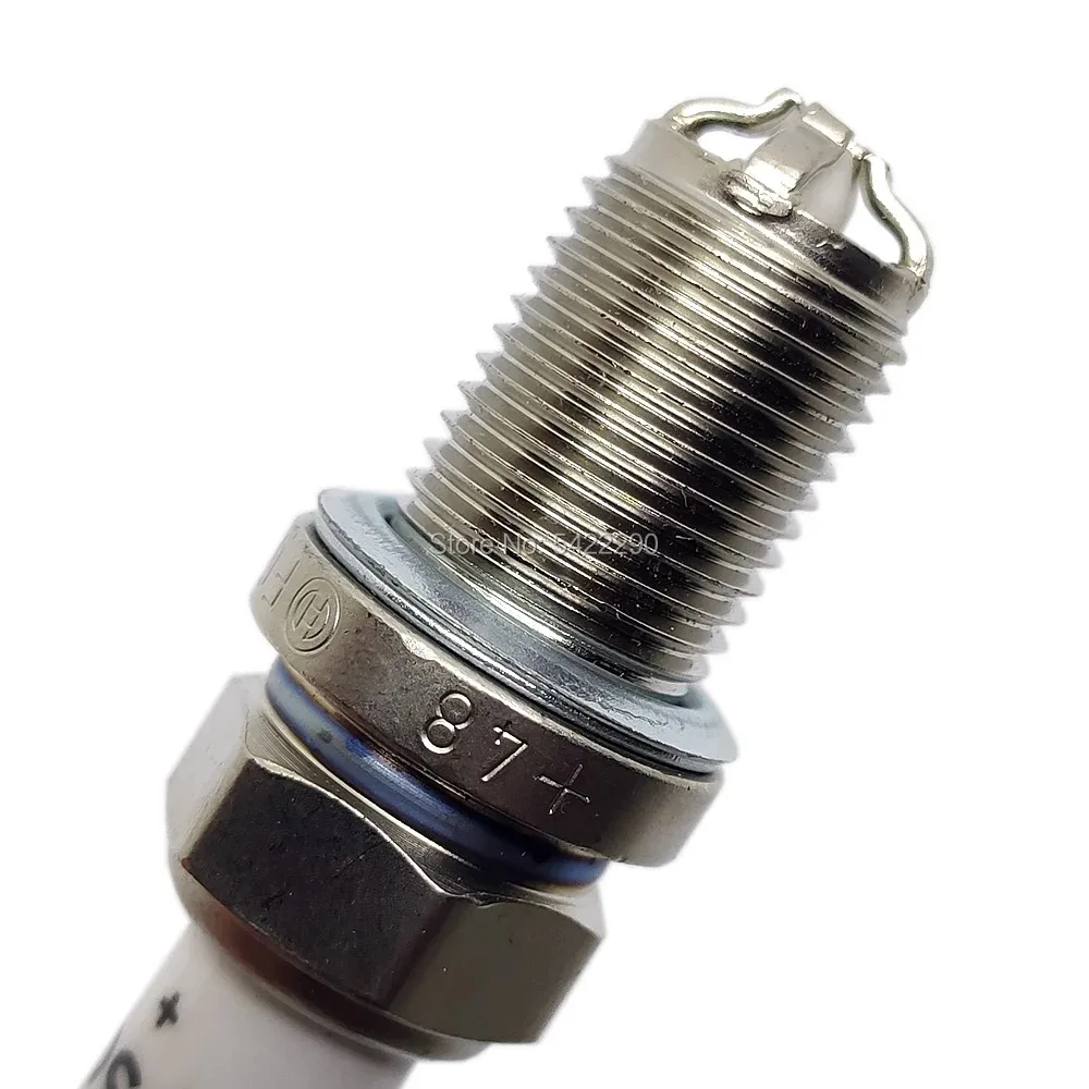 Spark Plug 0242236562 Double Platinum Ignition Spark Plug 12120037608 fit for BMW E46 E39 E36 E38 Fit for Audi A4 A6 A8 FGR7DQP+ +4-6pcs