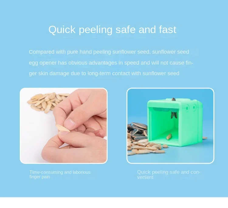 Description Picture 5 of itemAutomatic Melon Seed Peeler Shelling Machine Sunflower Melon Seed Lazy Artifact Opener Nutcracker Household Kitchen Accessories