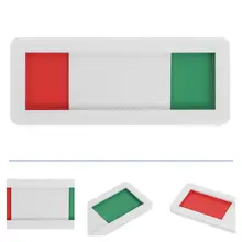 

Open Closed Slider Privacy Sign Black Self Adhesive Indicator Sign for Office