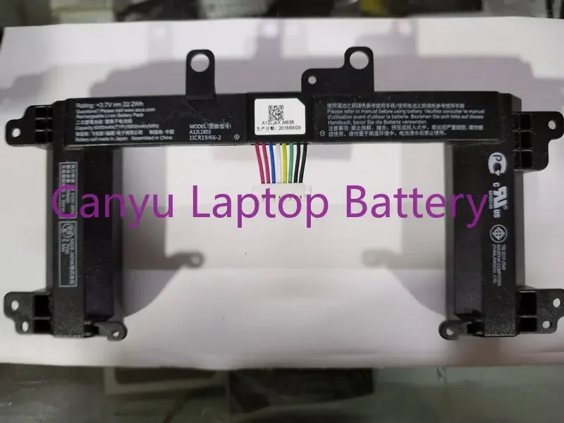 

For NEW 3.7V 22WH 6000mAh Battery For Asus A12L1803 1ICR19/66-2 A12LJ4X M835 Battery