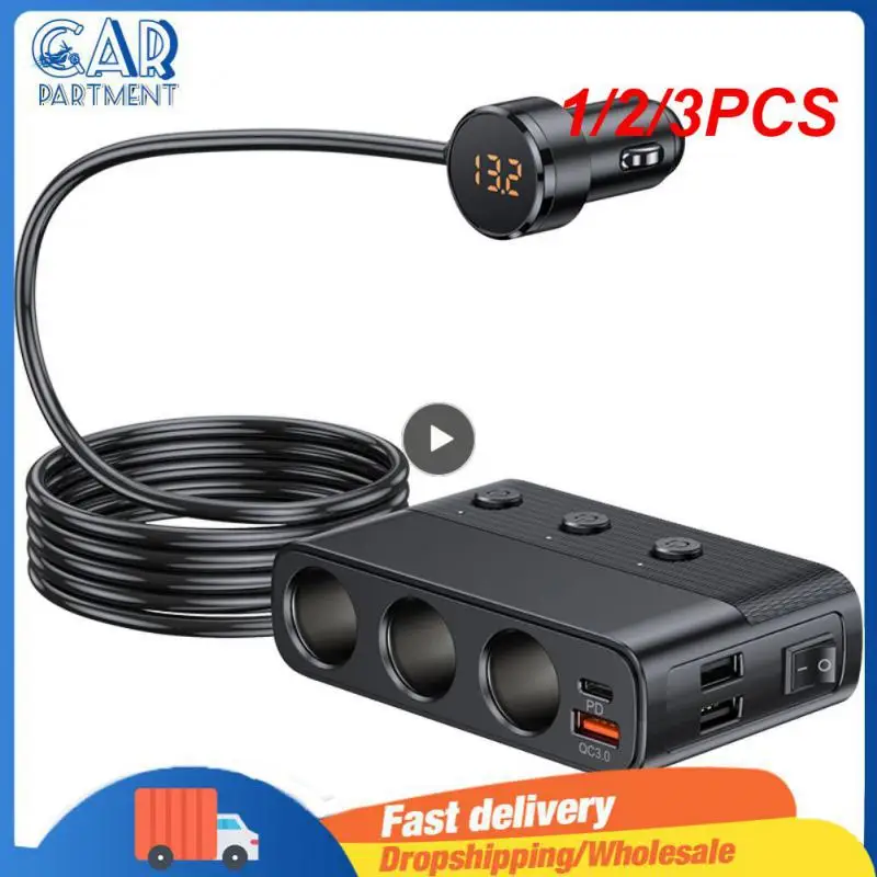 

Разветвитель женский с 3 USB-портами, 127 Вт, 1/2/3 шт.