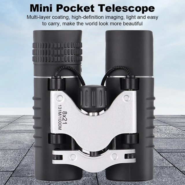 300x25 Binoculars For Adults And Kids, High Powered Mini Pocket Binoculars With