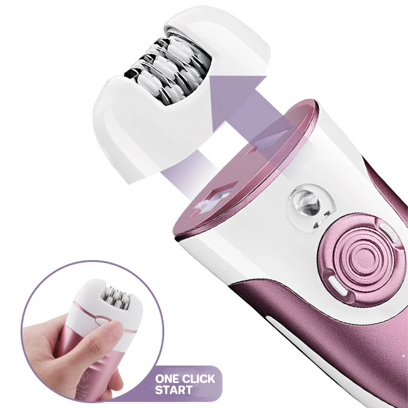 جهاز إزالة الشعر من Kemei مجموعة العناية النسائية...