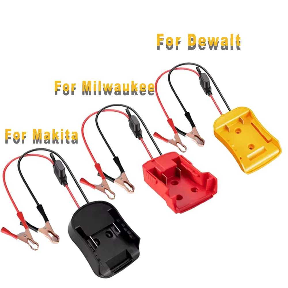 Zünder Starthilfe für Makita für DeWalt für Milwaukee 18V Auto oder Motorrad Lithium-Batterie Notstromversorgung