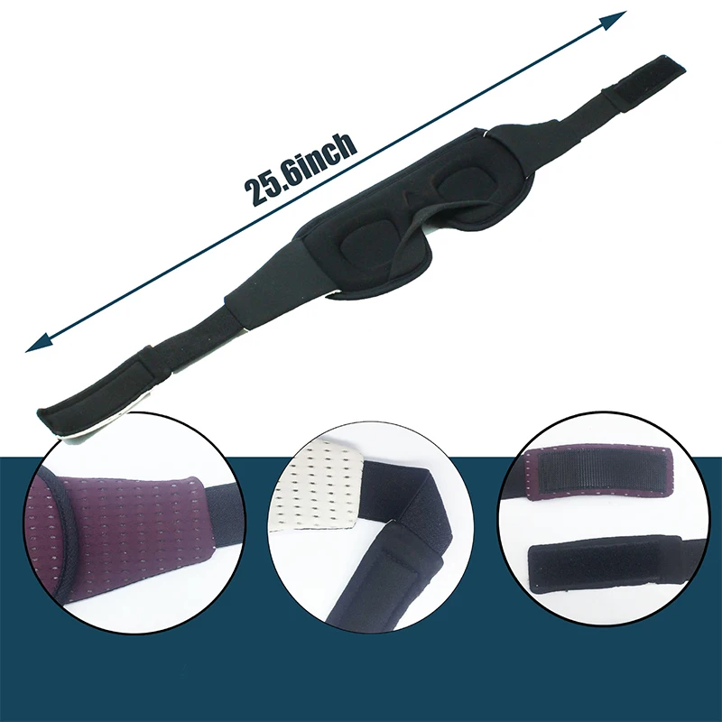 Masque de sommeil 3D bloquant la lumière, couverture d'ombre de voyage rembourrée douce, repos, relaxation, sommeil, bandeau pour les yeux, masque de sommeil, cache-œil_voghion.com