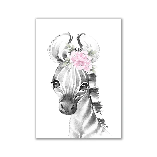 Personalized Animal Nursery Wall Art - Canvas Paintings