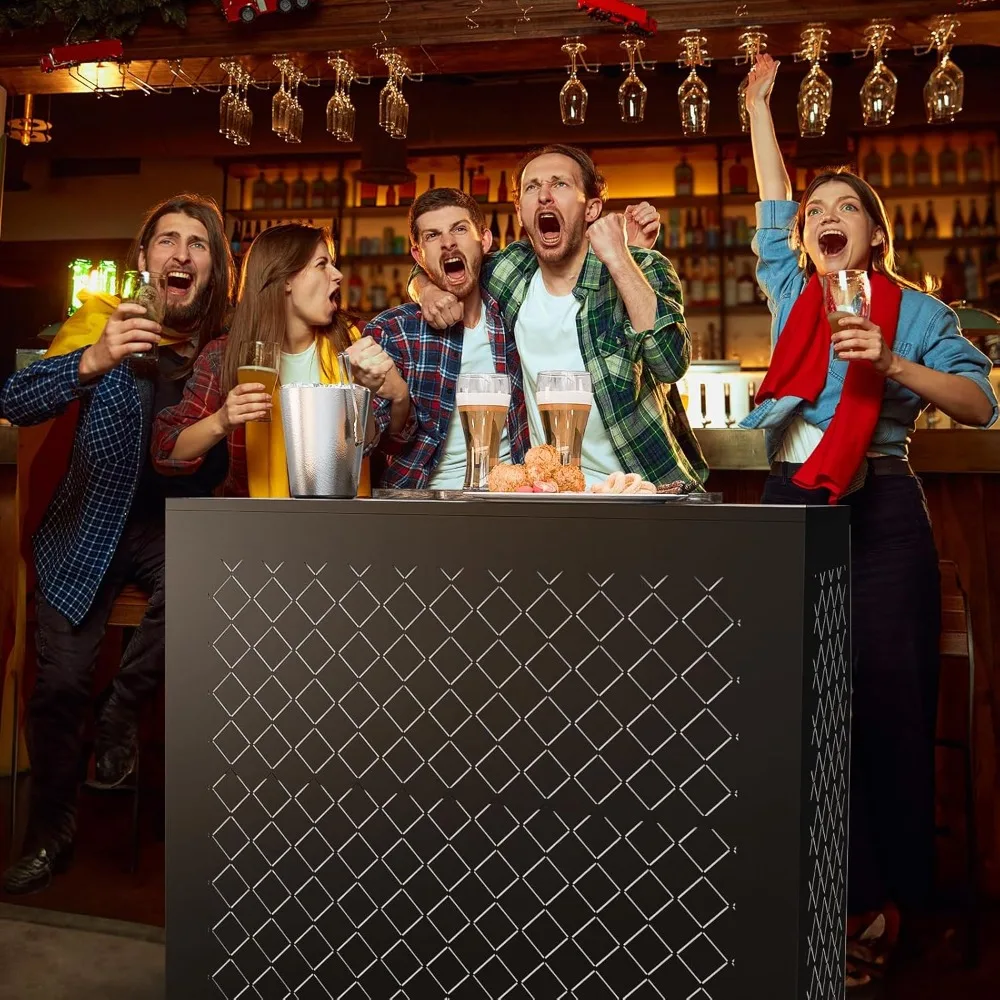 Rolling Three-Tier Event Bar Table 6