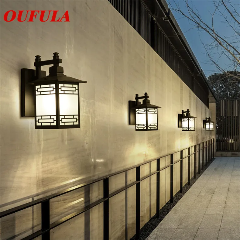 

SOFITY Outdoor Wall Lamps Waterproof Sconce Light Contemporary Creative Balcony Courtyard Corridor Villa Duplex Hotel