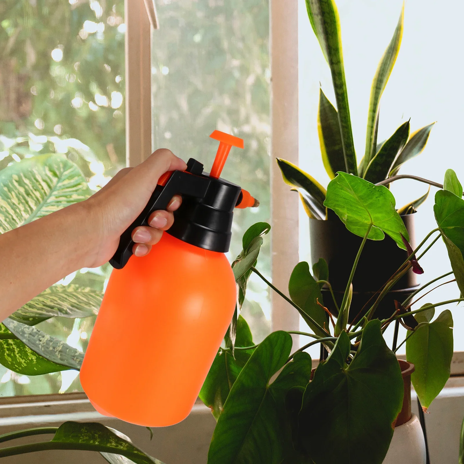 Air Pressure Watering Can for Plants Gardening Bottle Sprayer Atomizers Portable Pump Outdoor Planting Durable Practical Wide