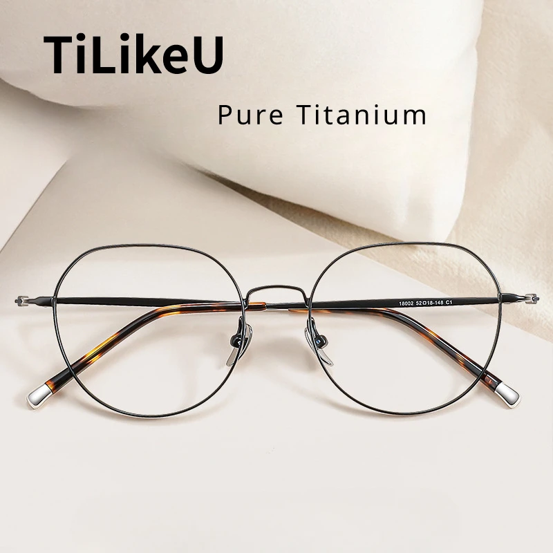 

New Men Computer Myopia Eyewear Frames Ultra Light Retro Round Eyeglass 2024 Fashion Women Optics Prescription Glasses Frames