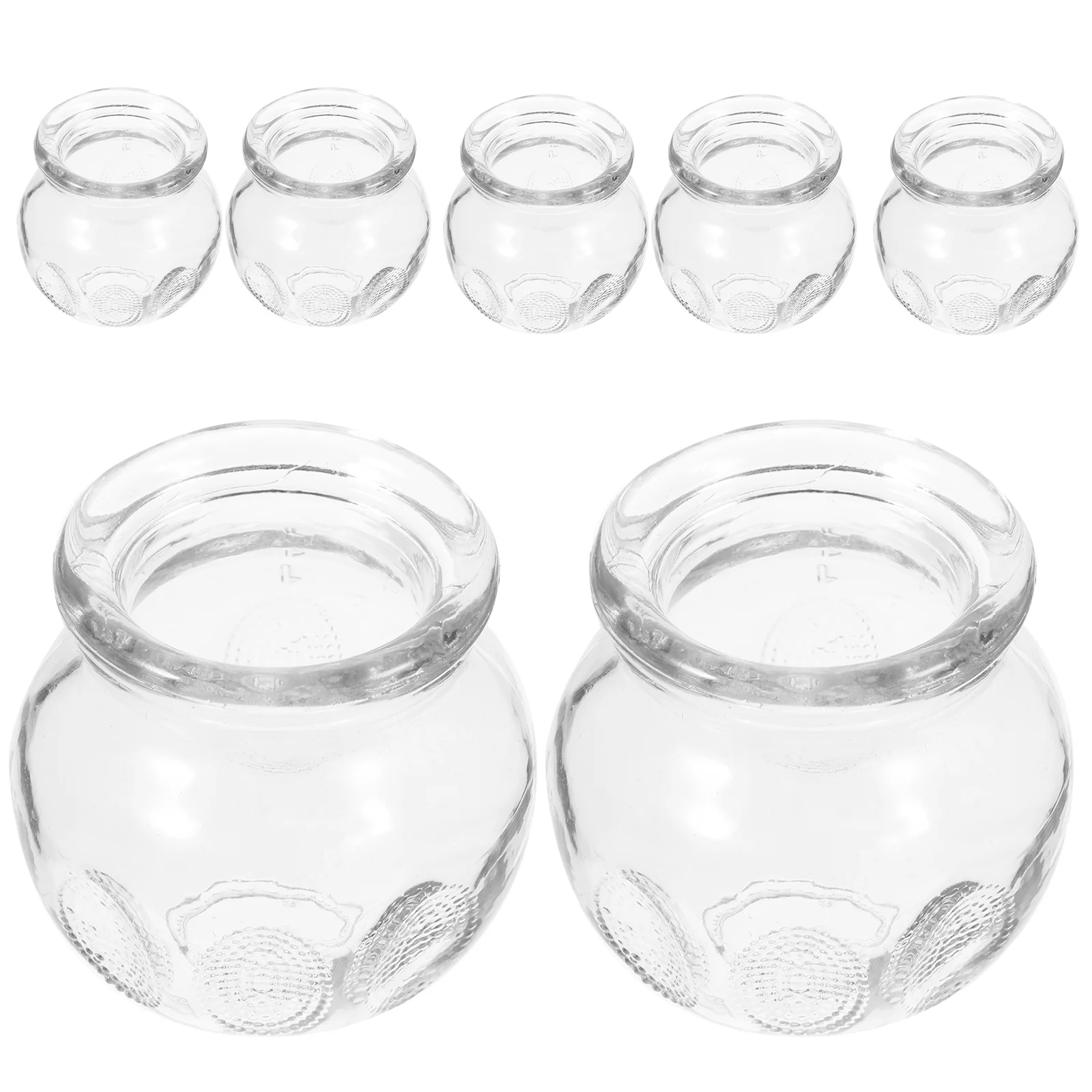 7 Pcs Tool Manual Glass Cupping Kit for Massage Suction Cups Professional Body Care