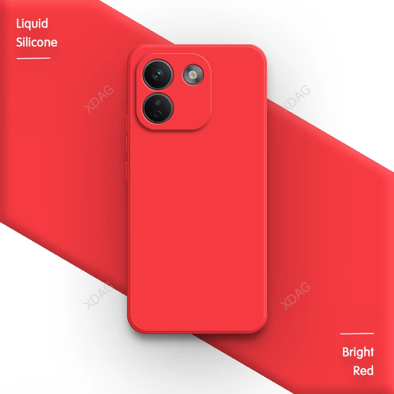 Premium Liquid Silicone Soft Back Phone Case - Simple and Elegant Design