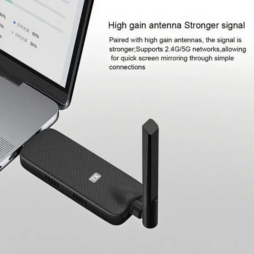 50m Wireless Transceiver HDMI-Compatible Video Transmitter Receiver 1TX To 4RX Share Screen Mirror Extender HD TV Stick Adapter