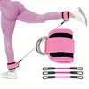 5 PC kickboxing bounce training leg resistance running stretcher kickboxing strength training anklet buckle set