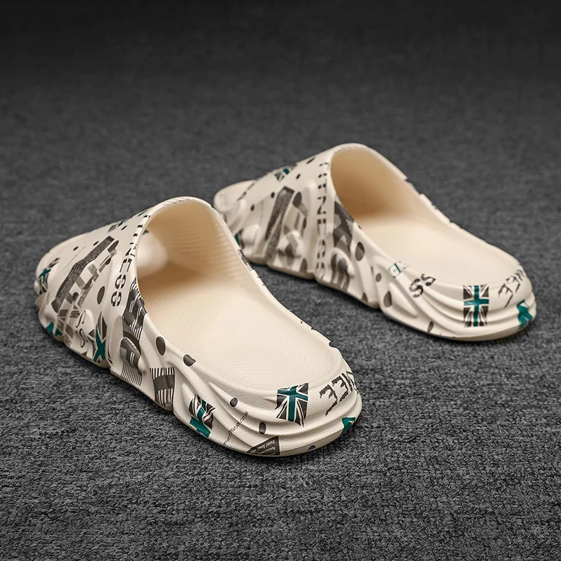 Slip-Hausschuhe für Herren, rutschfest, mit dicker Sohle, weiche Schaumstoff-Slipper, bequeme Slipper für drinnen und draußen_voghion.com