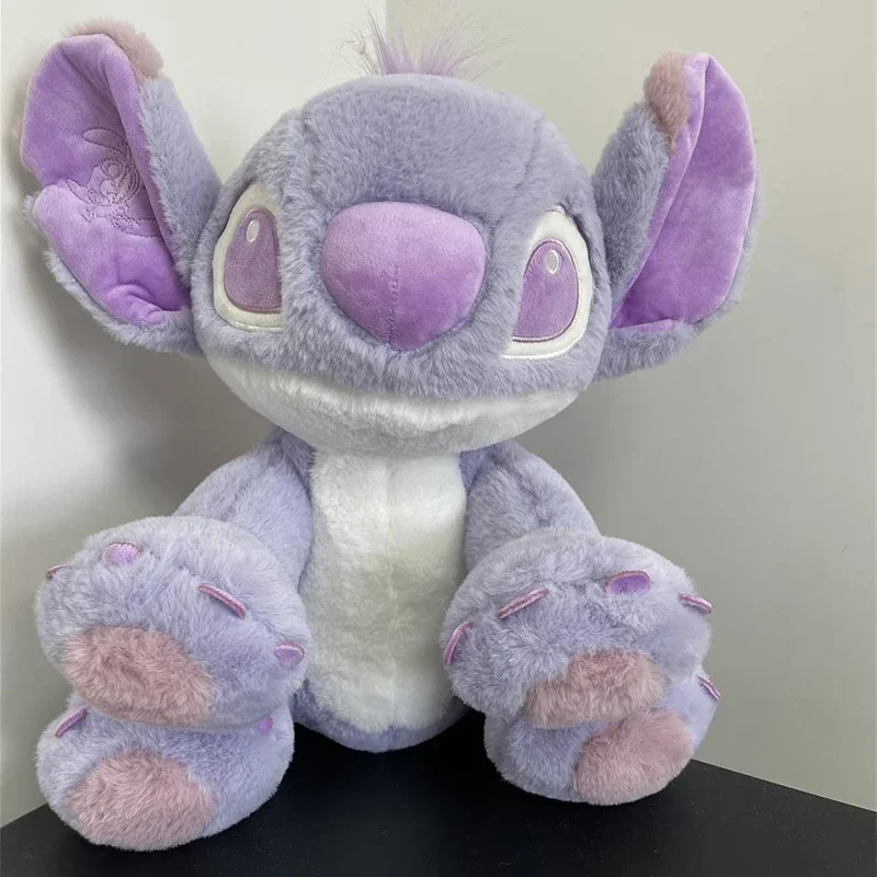 Kawaii Disney Lilo And Stitch Purple Plushie Valentine Cute Soft Pixar Stich Dolls Farcito Angel Toys For Children Gift