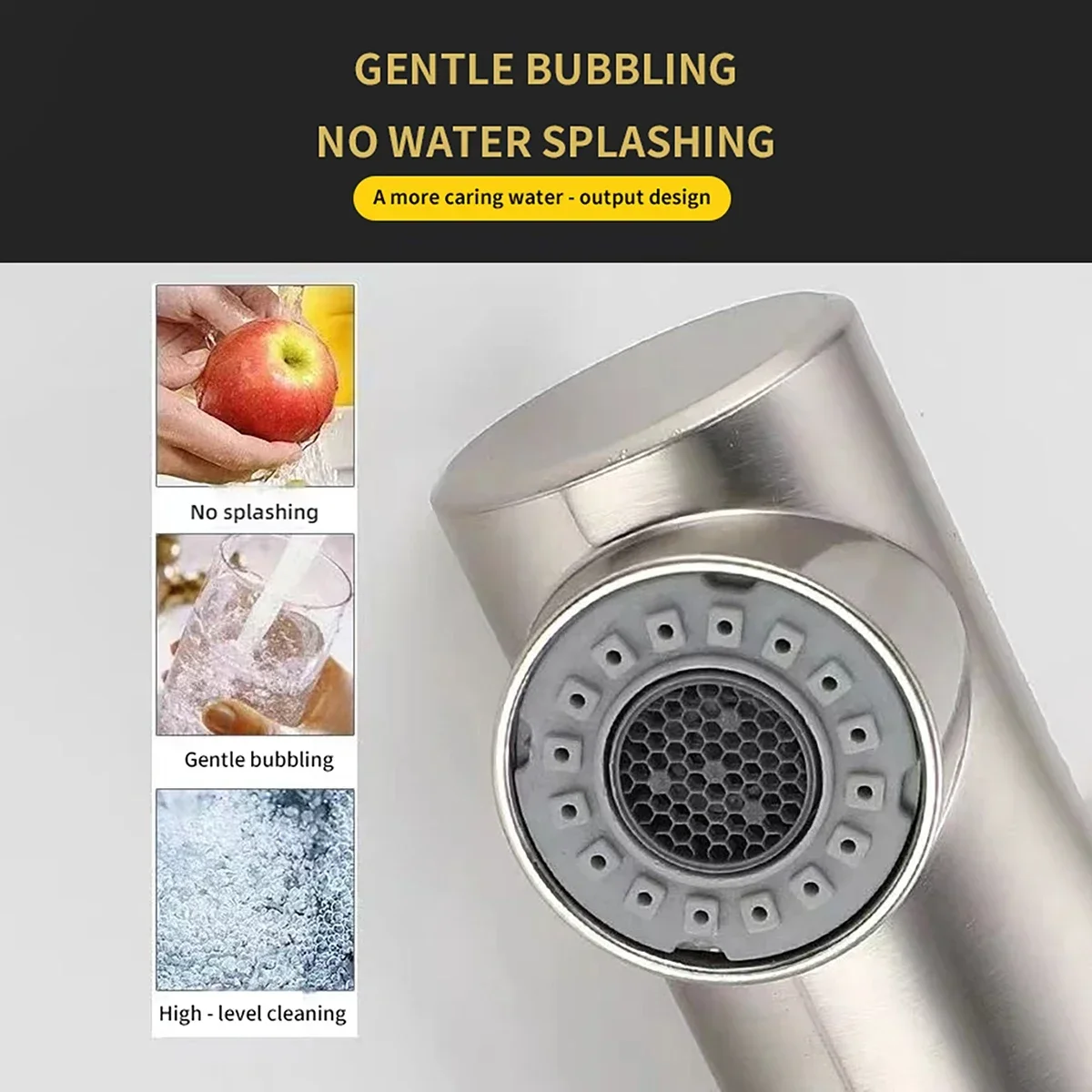 Pull Out Kitchen Sink Faucet Two Model Stream Sprayer Nozzle Stainless Steel Hot Cold Wate Mixer Tap Deck Pull-out Kitchen Crane