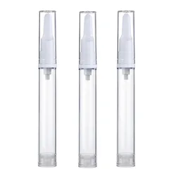 Compact Liquid Foundation Travel Bottle - Refillable and Portable Cosmetics Solution (5/10/15ml) (15ML 3pcs Set-A)