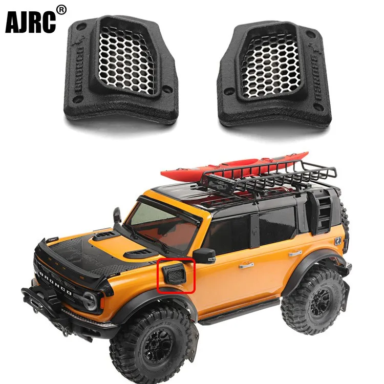 

Для Trax Trx-4 Бронко черный нейлоновый материал с логотипом трехмерная Вытяжка Воздуха и вентиляционное отверстие