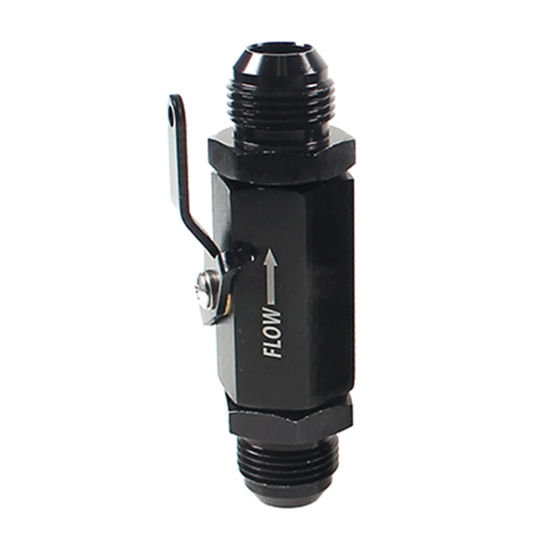 Universal Motorcycle One Way for Valve AN6/AN8/AN10/AN12 Aluminum Inline Filter Shut off for Valve Cut off with Cab