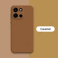 Enhanced Liquid Silicone Phone Case with Soft Anti - Scratch Microfiber Lining for OnePlus Nord 6 (Caramel)