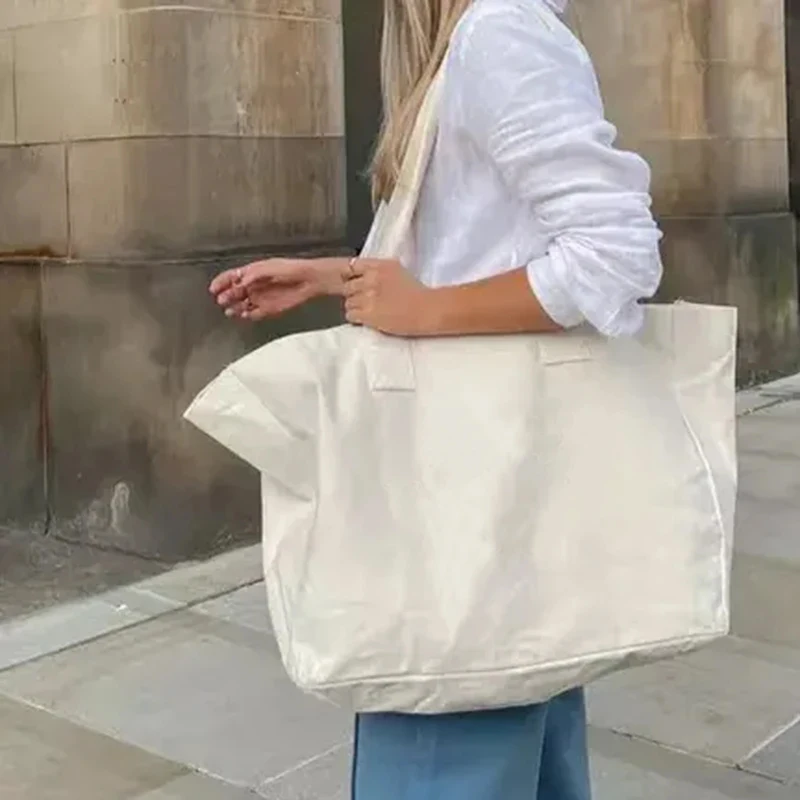 Lot De 100 Sacs Fourre-tout Réutilisables En Plastique Blanc - Avec Poignées, Transparents - Pour Emballage Cadeaux, Fleurs, Bonbons, Fêtes