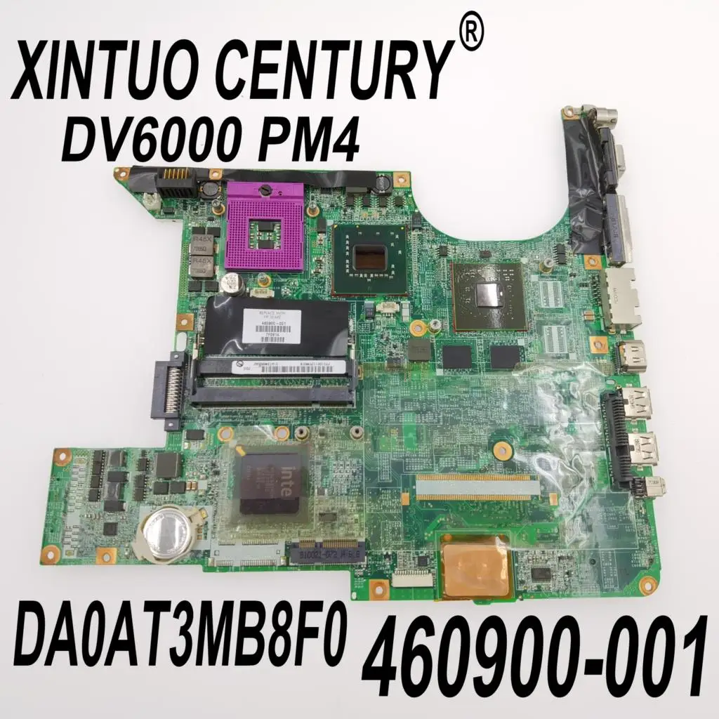 

460900-001 446476-001 для ноутбука HP Pavilion DV6000 DV6500 DV6700 материнская плата DA0AT3MB8F0 G86-730-A2/PM965 DDR2 100% протестирована